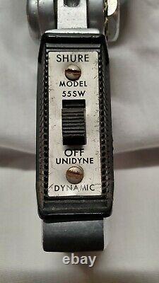 Vintage Shure Modèle 55sw Unidyne Dynamic Microphone
