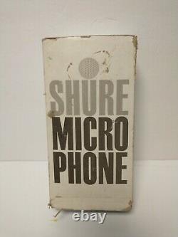 Vintage Shure Spher-o-dyne 533sac Omnidirectional MIC Microphone Dynamique