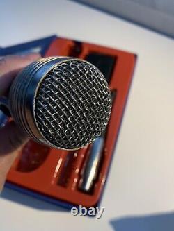 Vintage Sony Nc-650 Microphone Dynamique Sans Fil + Boîtier + Accessoires