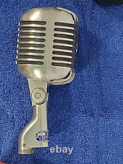 Vintage Unidyne Modèle 55s Ser. 5548 Brothers Microphone Dynamique Avec Sacs